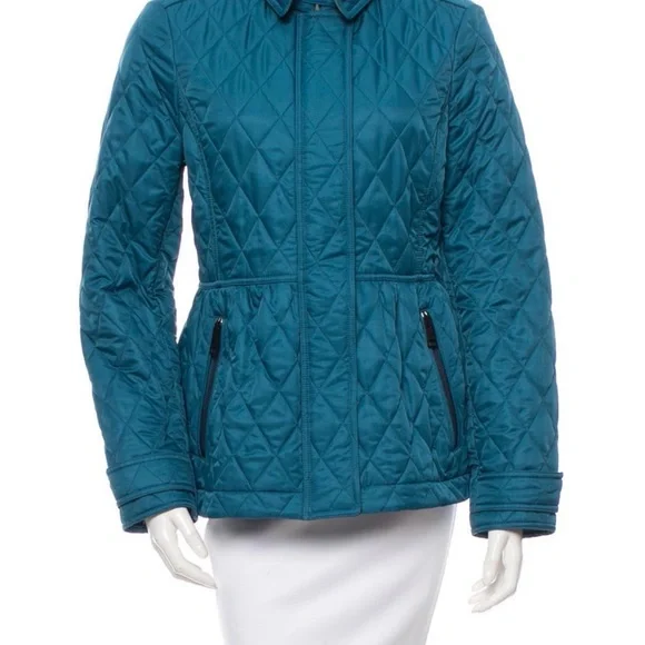 Burberry Brit Quilted Fitted Jacket